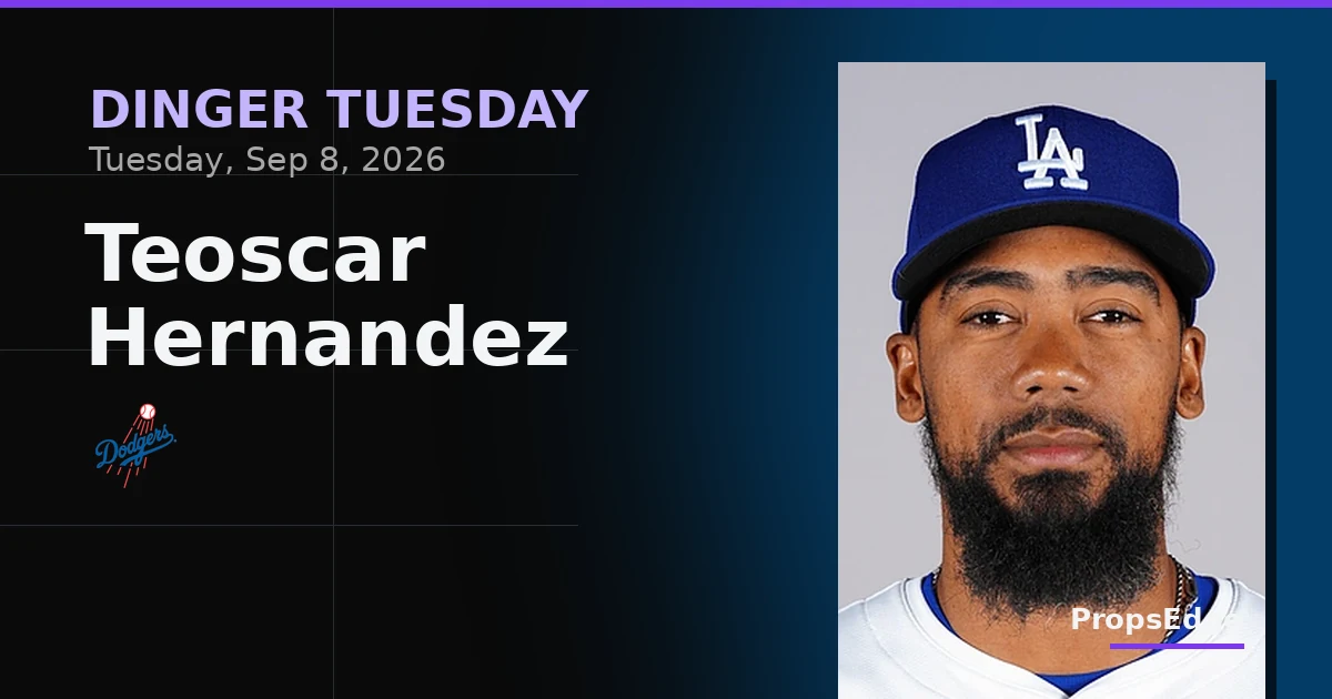 Cover Image for Dinger Tuesday: Five Home Run Swings for Tue Sep 8